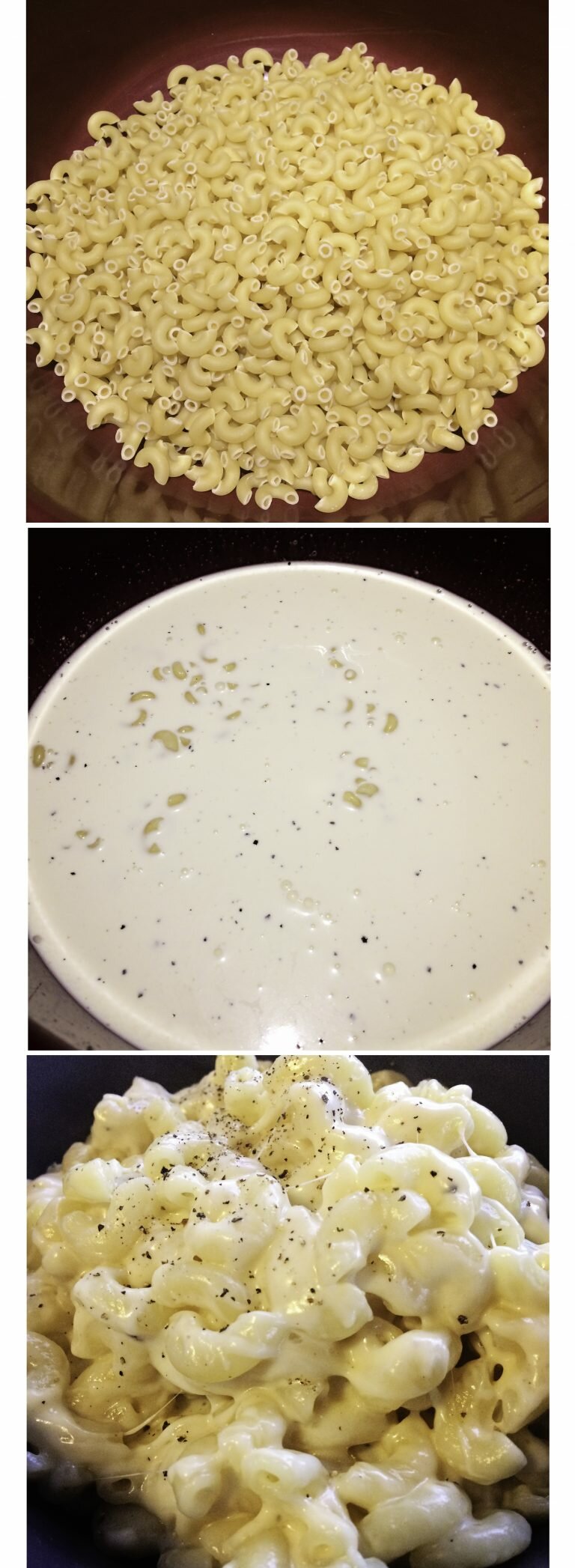 Macaroni and cheese in the Tupperware Pressure cooker Caroline